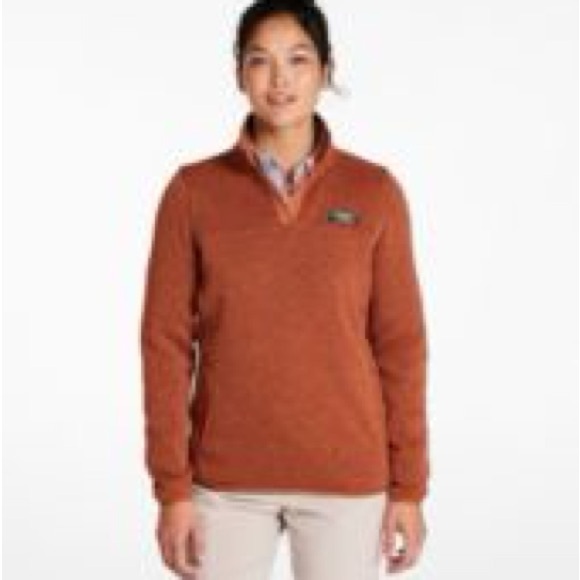 L.L. Bean Sweater Fleece Pullover - Picture 3 of 5